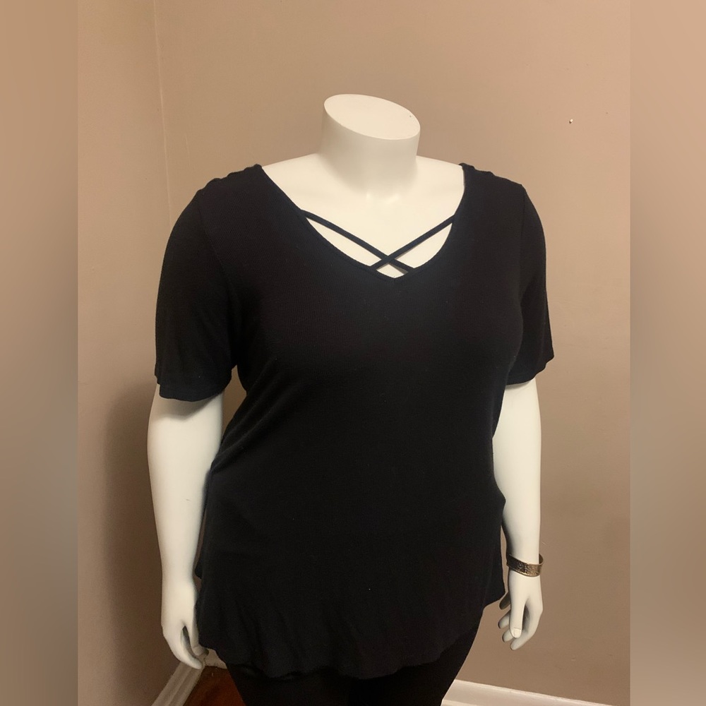 Torrid Strappy T-shirt.  Size 3 $23
